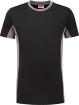 Workman T-Shirt Bi-Colour - 0406 zwart / grijs - Maat 3XL