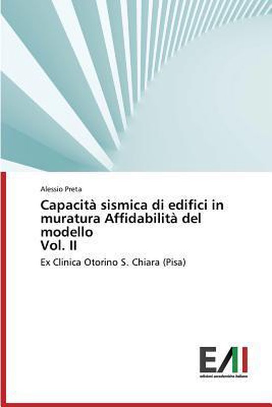 Capacità sismica di edifici in muratura Affidabilità del m ... - cover