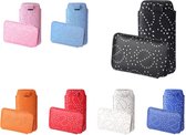 Bling Bling Sleeve voor uw General Mobile Discovery, oranje , merk i12Cover