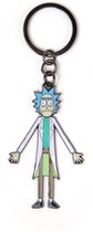 Rick & Morty - Rick With Movable Head Metal Keychain