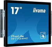 iiyama ProLite TF1734MC-B6X touch screen-monitor 43,2 cm (17") 1280 x 1024 Pixels Multi-touch Zwart