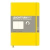 Cahier Leuchtturm • Couverture souple • 19x12,5 cm (B6 +) • vide • jaune citron