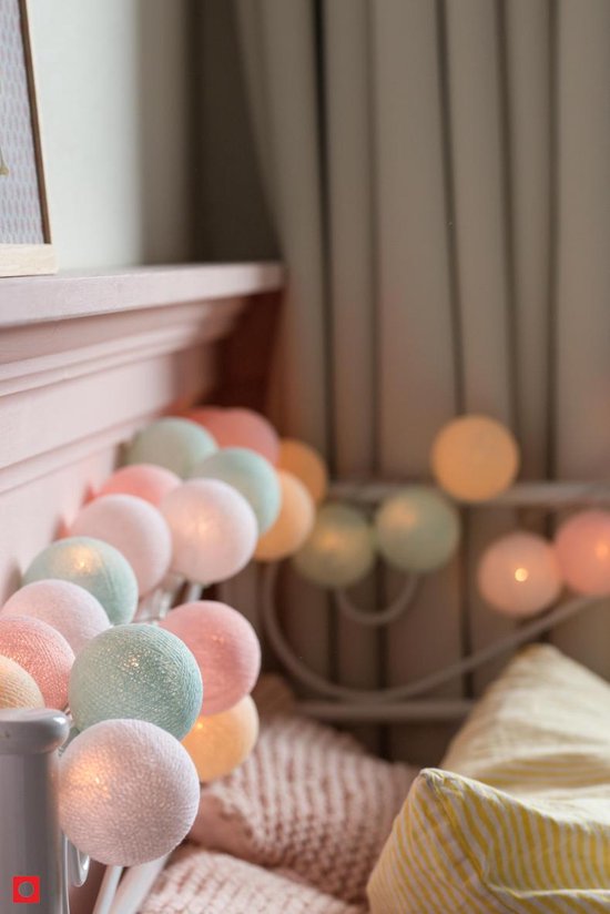 Cotton Ball Lights Regular lichtslinger pastel Pastel 20