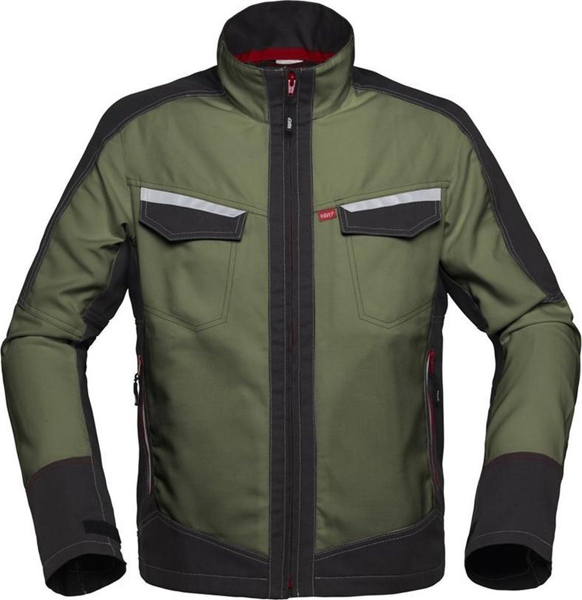 HAVEP Korte jas/Vest - Attitude - 50172 - Bosbouwgroen/Antraciet - maat L
