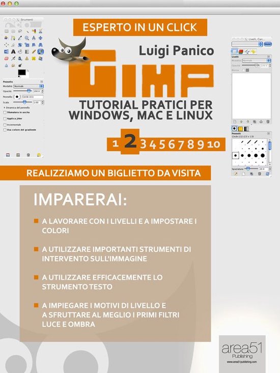 Gimp. Tutorial pratici per Windows, Mac e Linux. Livello 2 - cover