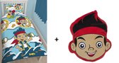 Disney Jake Neverland piraten dekbedovertrek + sierkussen | PROMO pack