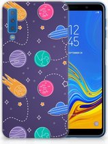 Geschikt voor Samsung Galaxy A7 (2018) TPU Hoesje Space