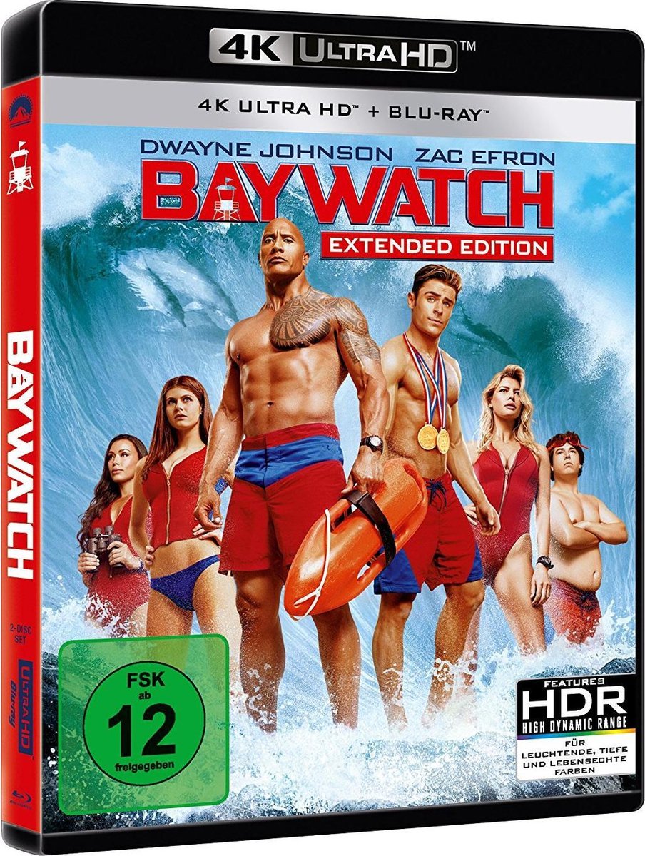Baywatch (2017) (Kinofassung & Extended Edition) (Ultra HD Blu-Ray & Blu-Ray)-