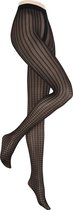 Hudson Houndstooth Check panty met speels vierkant motief Maat 38/40 Kleur Zwart