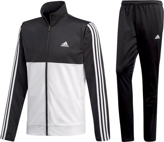 adidas Back 2 Basics Trainingspak - Maat M - Mannen - zwart/wit | bol.com