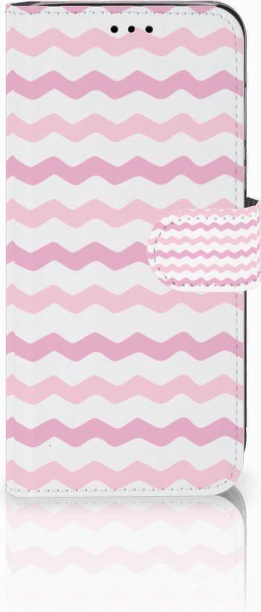 Huawei P20 Lite Telefoon Hoesje Waves Roze