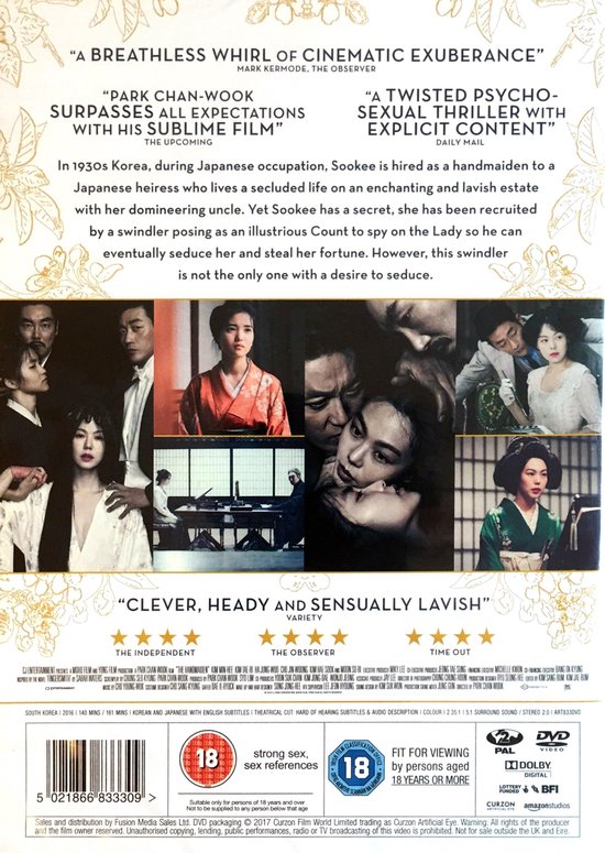 The Handmaiden Special Edition [DVD] (Dvd) Dvd's