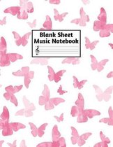 Blank Sheet Music Notebook