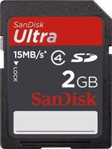 SanDisk Ultra SD kaart 2 Gb - geheugenkaart