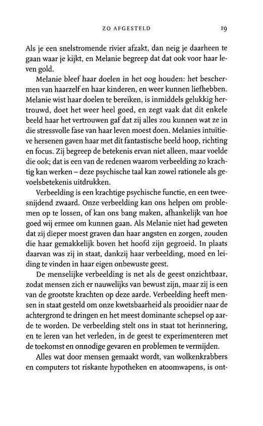 Pagina met tekst over mentale gezondheid en stress.