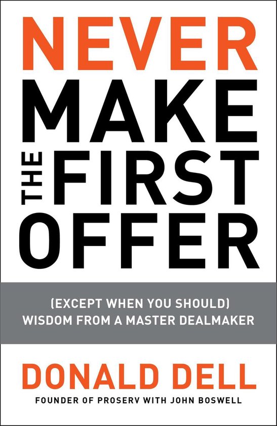 Never Make the First Offer - cover