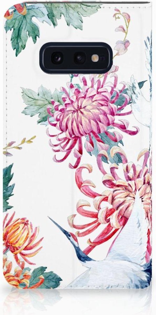 Samsung Galaxy S10e Hoesje maken Bird Flowers