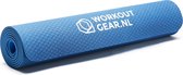 Bol.com Workout Gear - Yogamat - Fitness Mat - Blauw - Anti Slip aanbieding
