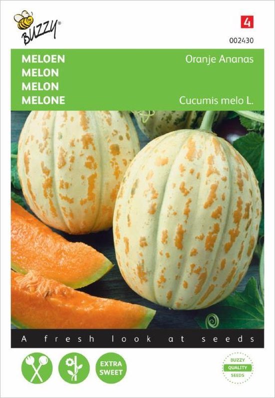 Buzzy zaden - Meloenen Oranje Ananas - Cucumis melo