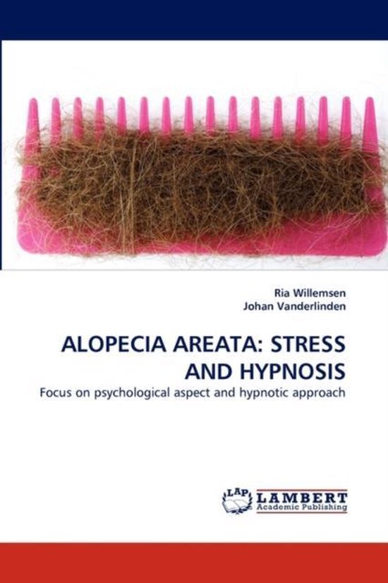 Roze kam met bruin haar, titel: Alopecia Areata: Stress and Hypnosis