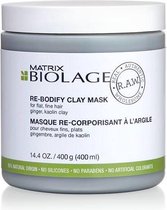 Matrix Biolage R.A.W. Re-Bodify 400ml haarmasker Vrouwen