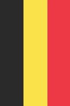 Belgium Flag Notebook - Belgian Flag Book - Belgium Travel Journal