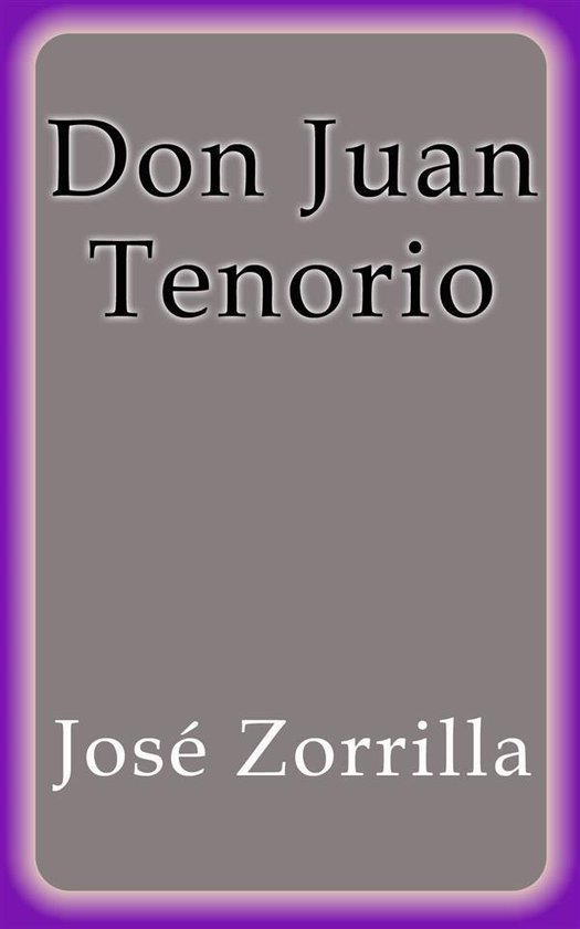 Don Juan Tenorio - cover