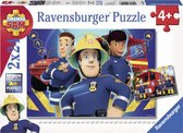 Ravensburger puzzel Brandweerman Sam helpt je uit de brand - 2x24 stukjes - kinderpuzzel - Multicolor