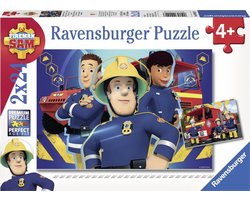 Ravensburger puzzel Brandweerman Sam helpt je uit de brand - 2x24 stukjes - kinderpuzzel
