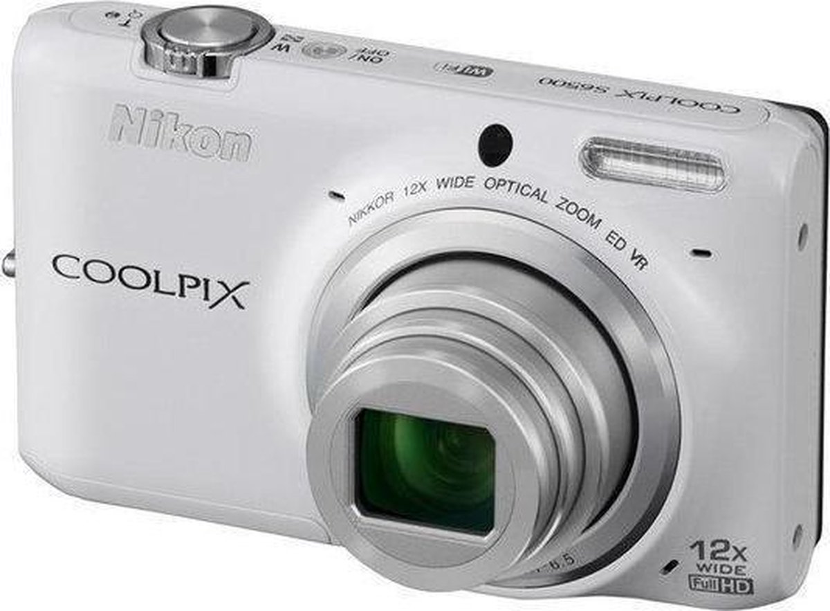 Nikon COOLPIX S6500 white digital camera