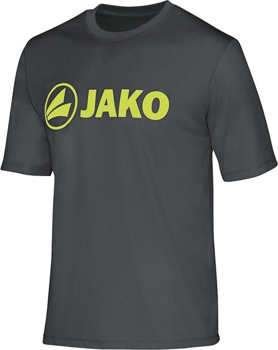 Jako - Functional shirt Promo Junior - Shirt Junior Grijs - 128 - antraciet/lilmoen