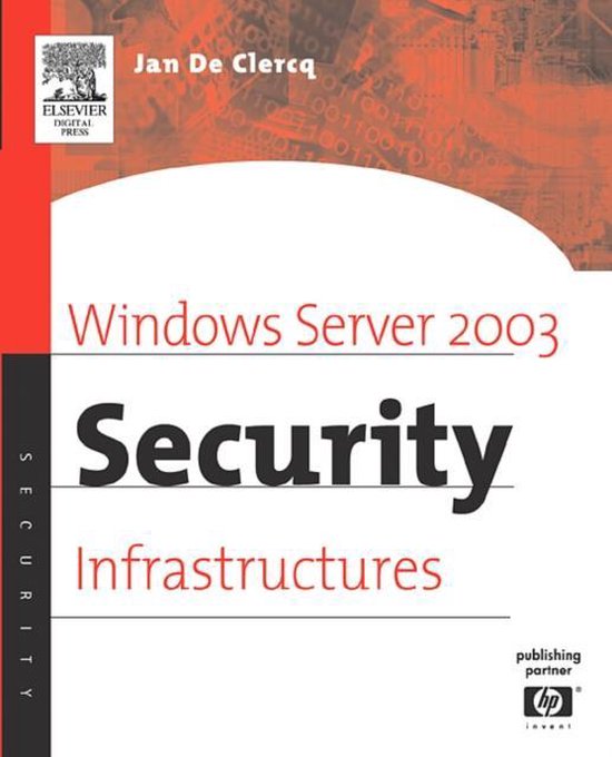 Windows Server 2003 Security Infrastructures - cover