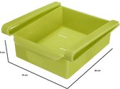 Koelkast organizer - koel vriescombinatie - inbouw koelkast - groen - koelkast bakjes - 14cm x 12 cm x 5cm - DisQounts