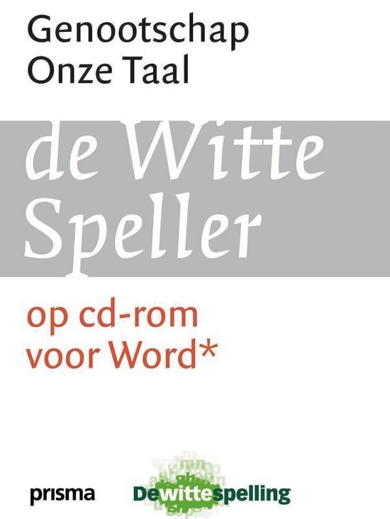 Cover van het boek 'De witte speller' van  Nvt