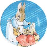 Bord Peter Rabbit blauw