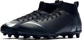 Nike Superfly 6 Club DF MG  Sportschoenen - Maat 32 - Unisex - zwart/zilver