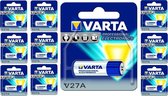 Varta  V27A 27A A27 12V Professional Electronics Batterij - 10 Stuks