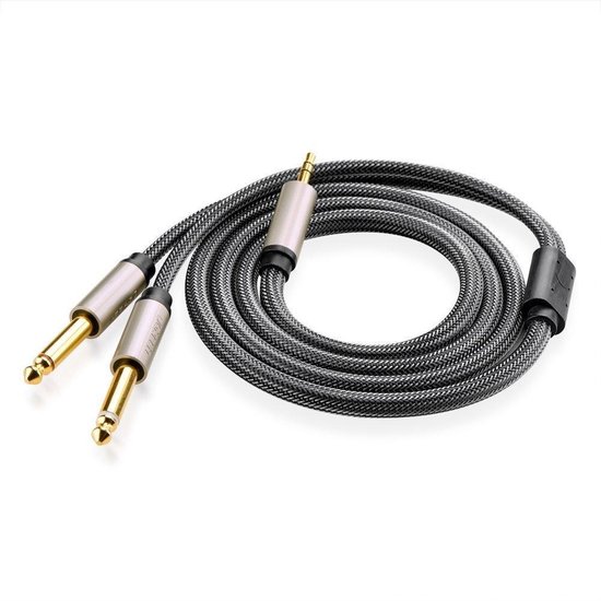 3.5mm Audio Jack to 2 x 6.35mm Jack Y-Cable Splitter | bol.com
