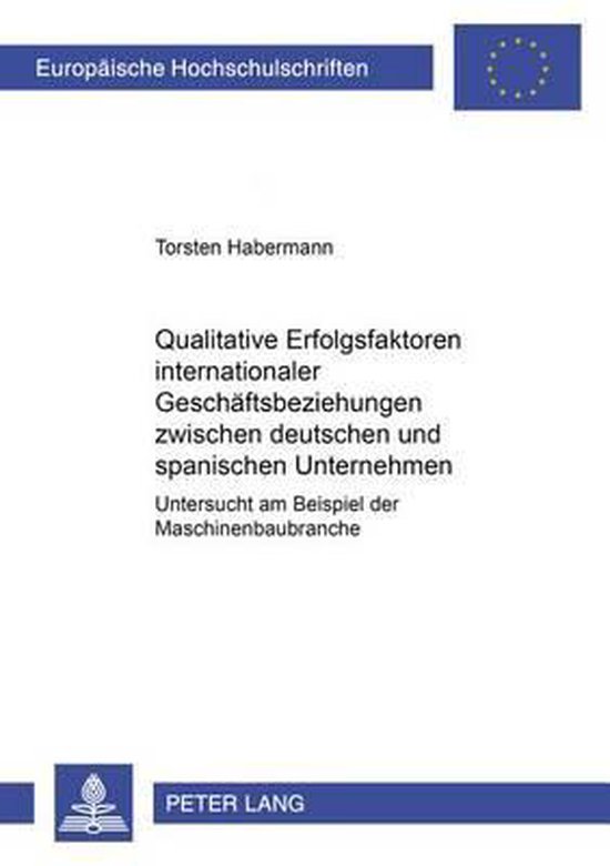 Qualitative Erfolgsfaktoren internationaler Geschäftsbezieh ... - cover