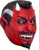 Partychimp El Diablo Volledig Hoofd Masker Halloween voor bij Halloween Kostuum Volwassenen Carnaval - Latex - One size