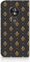 Motorola Moto E5 Play Uniek Standcase Hoesje Franse Lelie