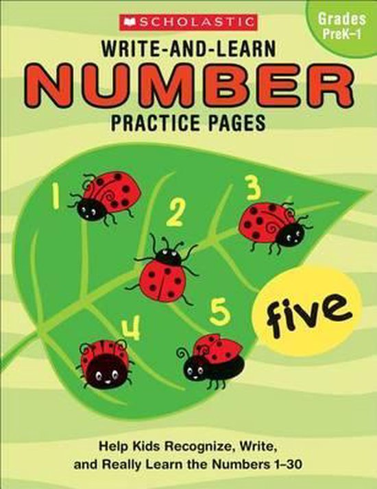 Write-And-Learn Number Practice Pages - cover