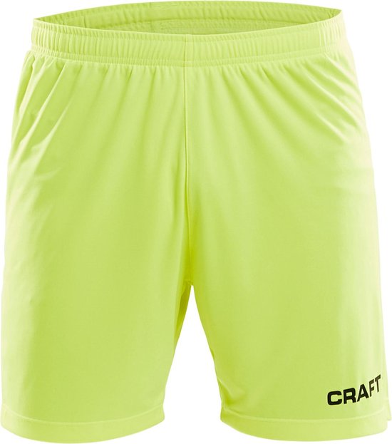 Craft Squad Keepersshort Sportbroek - Maat S  - Mannen - Geel