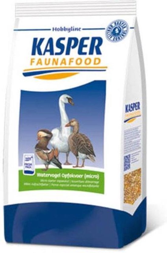 Kasper Faunafood Hobbyline Watervogel Opfokvoer Micro - Vogelvoer/Eendenvoer - 3 kg