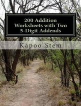 200 Addition Worksheets with Two 5-Digit Addends