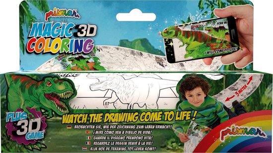 Prismar Magic 3D Coloring - Dinosaurus 