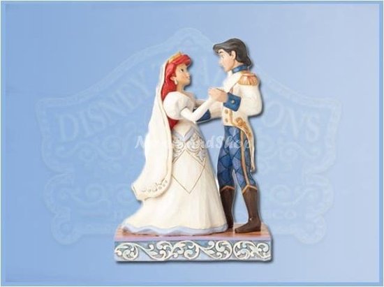 Disney beeldje - Traditions collectie - Wedding Bliss - Ariel & Prins Eric