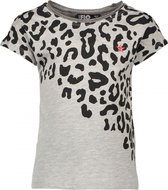 Like Flo Meisjes T-shirt Animal - Grijs - Maat 116