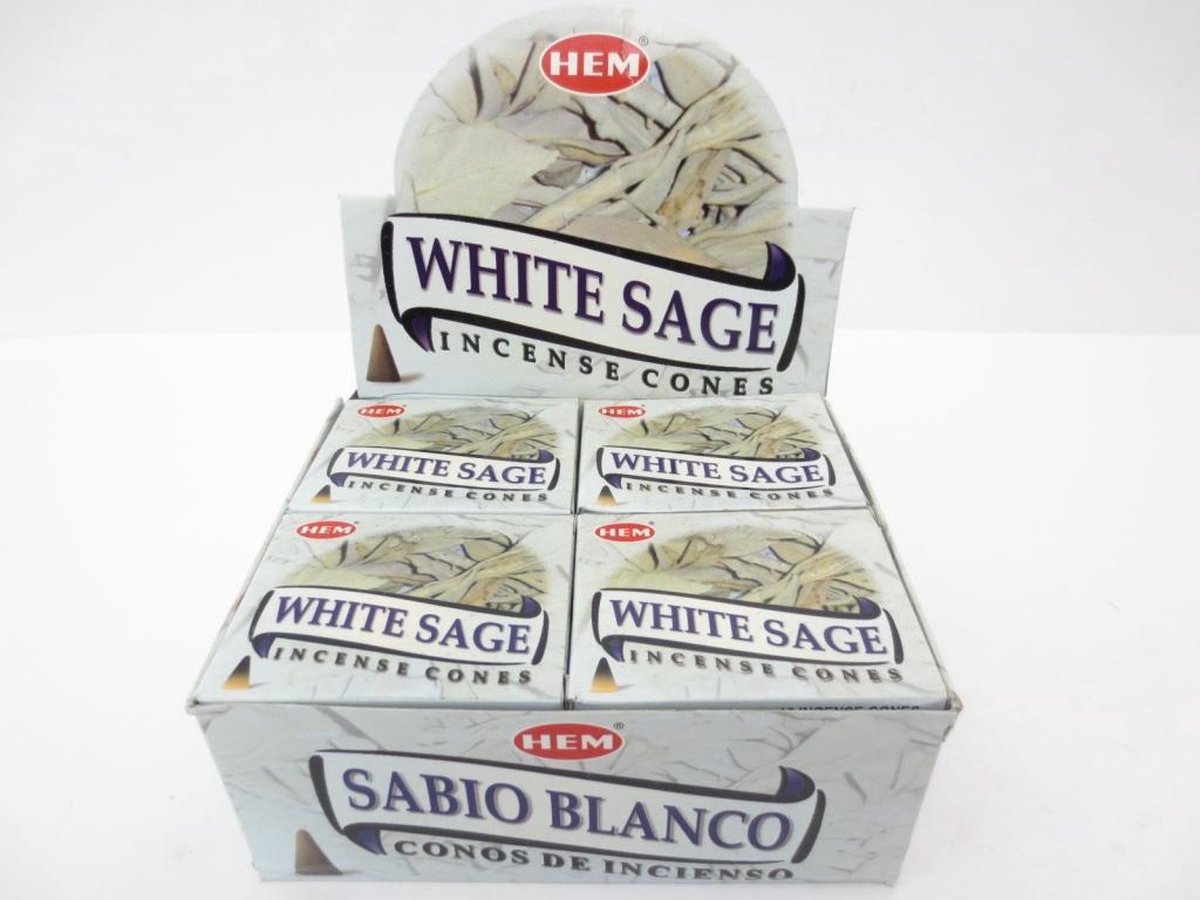 Wierook kegels HEM white sage