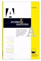 A und A - Anreden und Anschriften